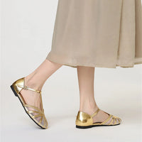 Designer Roman Flats Sandals Women Summer New Gladiator Low Heel Women Sandals