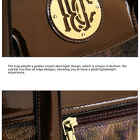 Fashionable Midlife Mom Handbag Soft PU Leather Women's Bag Elegant High-End Crossbody Handbag Polyester Lining