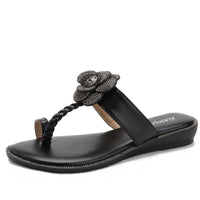 Women's Sandals Summer Slippers Casual Beach Footwear Water Diamond open Toe  Flats