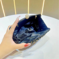 Women's Bags Women's Shiny Rhinestone Dinner Bags Can Be Matched With Dress Clutch Bags Fashion Temperament Elegant Clutch Bag