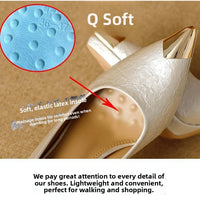 Elegant Heel Women's Shoes Party Style Comfortable Waterproof Platform Hollow out Design Fashion