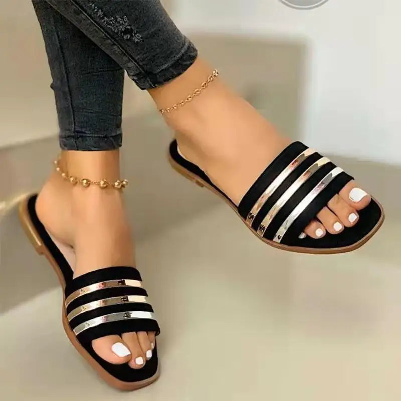 Flat-bottomed Women's Sandals, Outdoor Comfortable Casual Shoes, Fashionable and Versatile - Natalia Home Fashion