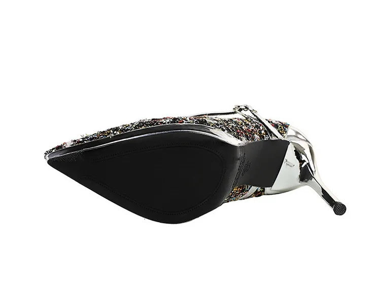 French Style Pointed Sexy High Heels for Women Thin Heels and Shallow Mouth Single Shoes