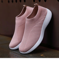 Women Shoes Breathable Flats Elastic Flat Shoes For Women Sneakers Spring Summer Footwear Lightweight Sports Shoes