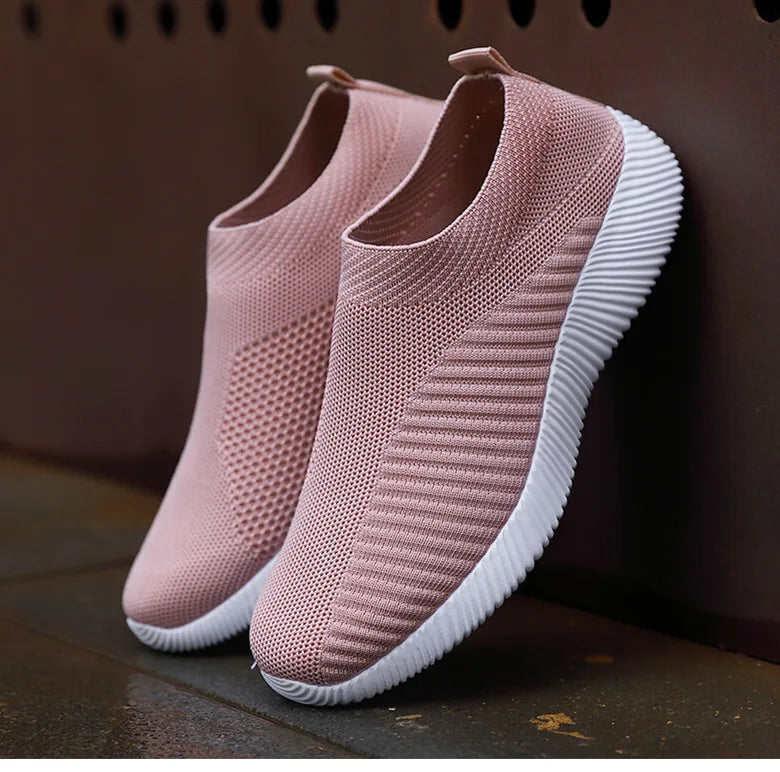 Women Shoes Breathable Flats Elastic Flat Shoes For Women Sneakers Spring Summer Footwear Lightweight Sports Shoes
