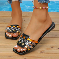 Women Summer Slides Women Flat Slippers Luxury Sandal Designer Shoes Ladies Outdoor Beach