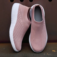 Women Shoes Breathable Flats Elastic Flat Shoes For Women Sneakers Spring Summer Footwear Lightweight Sports Shoes