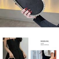 Mini Heart Shape Evening Bag Trendy Party Clutch Purse Women's Elegant Handbags For Party Prom