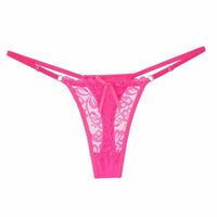 Lace Underwear For Women Low Rise Adjustable Waist Thongs Sexy G-String Female Breathable Underpants Lingerie