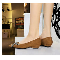 New Spring Crystal Women Mary Jane Shoes Fashion Shallow Slip on Elegant Party Dress Low Heel Shoes