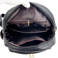 Soft Leather Dual-Shoulder Bag Student Backpack Travel Versatile Women's Bag
