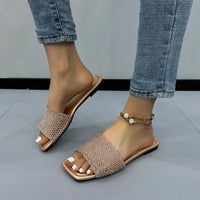 Women's Flat Sandals Lightweight Comfortable Casual Shoes Outdoor Vacation Beach Shoes
