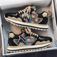 Dad Style women's Outdoor Running Shoes Thick Bottom Anti-Slip Wear-Resistant Youth Versatile Trendy Shoes