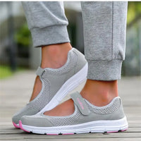 Fashion Women's Sneaker Comfortable Ladies Shoes Mesh Fabric Sneaker Women Platform Tennis Casual Sneaker Woman