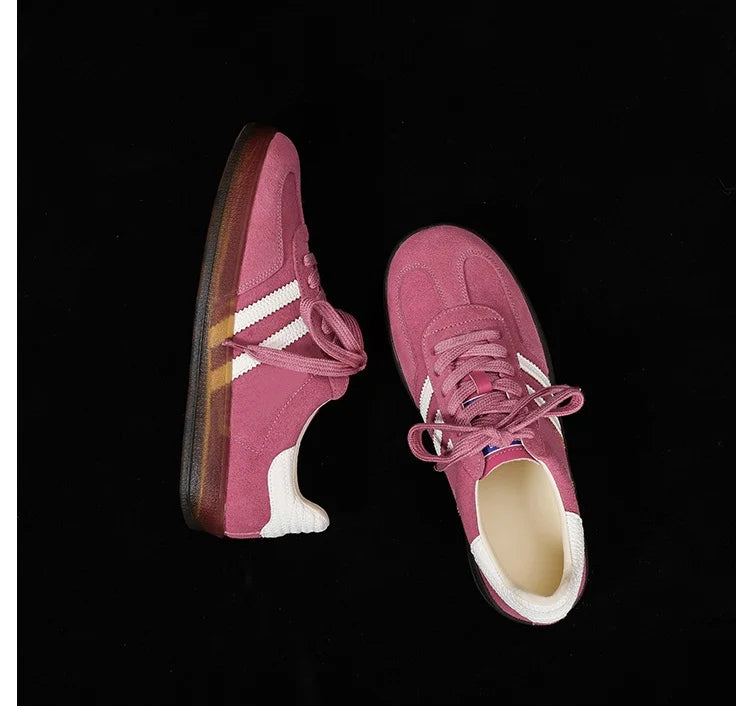 Women Tennis Sneakers Flats Ladies Fashion Lace-up Vulcanized Shoes Spring Autumn Woman Outdoor Trainers Footwear