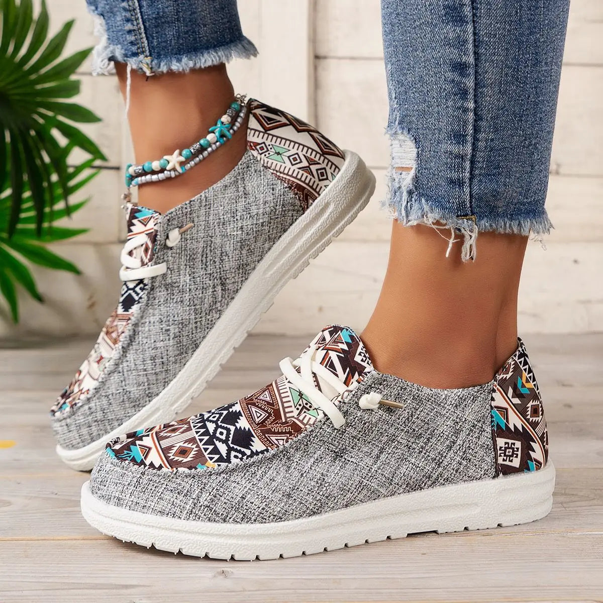 Women Flat Shoes Fashion Round Toed Shallow Mouth Lightweight Shoes for Women Casual Mesh Shoes Female