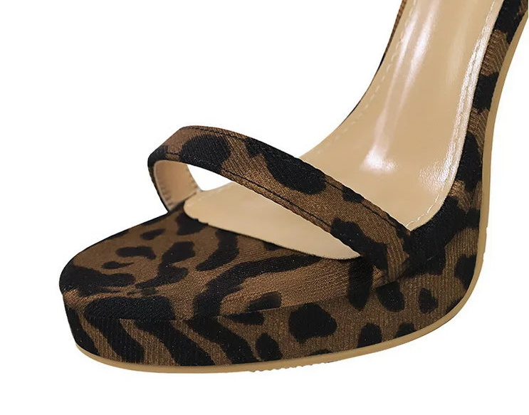 Super High Heels Nightclub Women's Shoes Open-toed Women's Sandals
