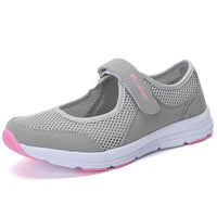 Fashion Women's Sneaker Comfortable Ladies Shoes Mesh Fabric Sneaker Women Platform Tennis Casual Sneaker Woman