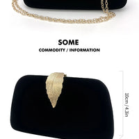 Elegant Evening Bags For Women Luxury Black Clutch Fashionable Envelope Clutch Bag, Party Wedding Handbag For Women Dinner Bag