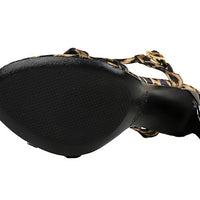 Sandals Women's T-strap Super High-heeled Open-toed Shoes, Sexy Thin-heeled Banquet Fashion Women's Shoes