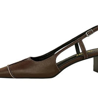 Design Shallow Women Pumps Pointed Toe Sling backs Sandals Elegant Office Work Thin High Heels Shoe Retro Shoes Women