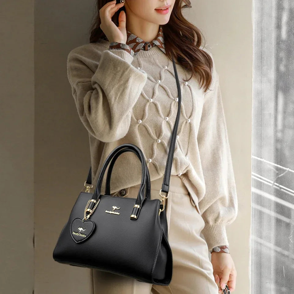 Soft Leather Luxury Handbags Women Bags Designer Shoulder Crossbody Bags for Women Casual Ladies Travel Bag Female Messenger Bag
