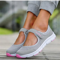 Fashion Women's Sneaker Comfortable Ladies Shoes Mesh Fabric Sneaker Women Platform Tennis Casual Sneaker Woman