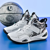 Professional Basketball Shoes Women Anti Slip Cushioning Wear Resistant Breathable Sneakers Outdoor Training Teen Athletic Shoes