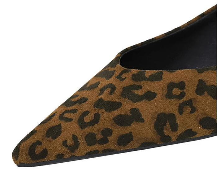 Retro Pointed Toe Suede Low Heel Shoes Shallow Mouth Hollow Heel Pedicure Shoe Daily Versatile Temperament Women's Shoes