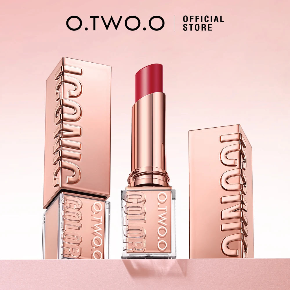 Lipstick Lip Tint Moisturizing Nourishing Glow Lightweight Smooth Non-Sticky Refreshing Red High-shine Lipstick Makeup
