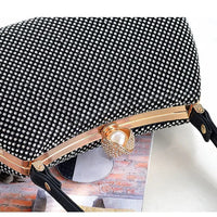 Stylish Simple Sparkling Full Diamond Handbag Temperament Shoulder Sparkling Diamond Crossbody - Simple Yet Stylish Banquet Bag