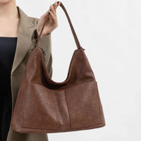 Luxury Designer Women's Leather Crossbody Bag Elegant Shoulder Handbag for Ladies Classic Stylish Tote Messenger Purse
