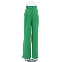Women's High Waist Wide Leg Pants Ladies Suit Pants Loose Casual Long Trousers