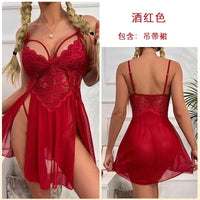 Nightgown Sleepwear Women's Clothing Home wear Suspenders Lace Sexy Comfortable Casual Embroidery Fashion Breathable Loose Fit