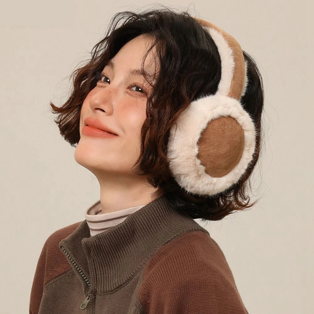 Fashion Plush Earmuffs Portable Foldable Ear Warmer High-quality Winter Warm Earflap Cold Protection Soft Outdoor Ear Cover - Natalia Home Fashion