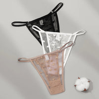 2PC Lace Thongs Panties Women Underwear Sexy Thongs Woman Low Waist Solid Underwear Seamless Female Underpants Lingerie