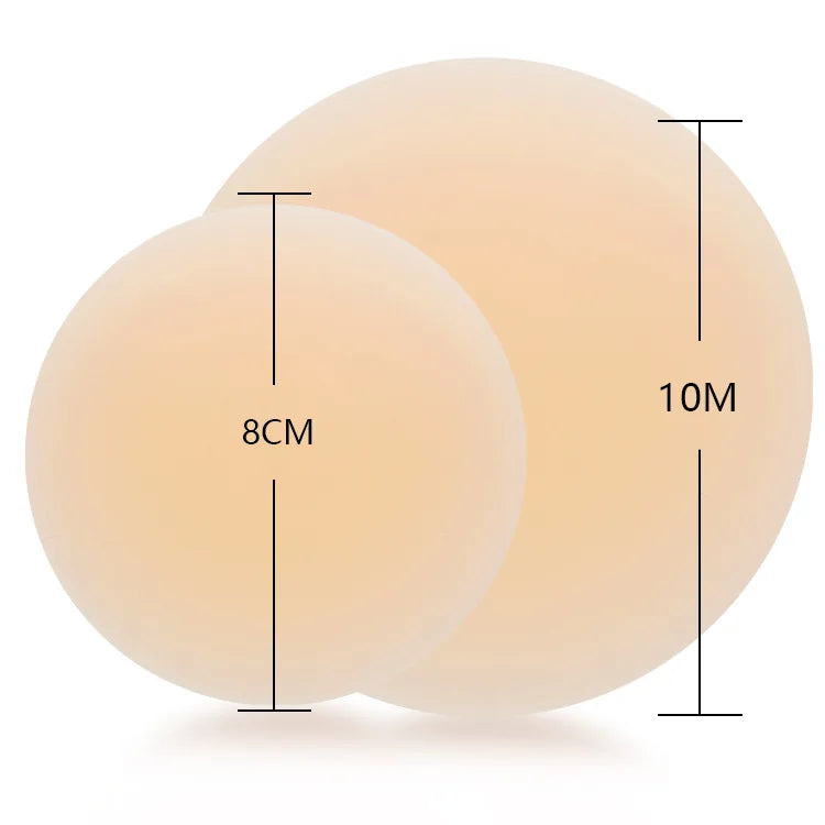Fashion Silicone Nipple Cover Lift Up Bra Sticker Adhesive Invisible Bras Chest Patch for Women Reusable Chest Breast Petals Pad