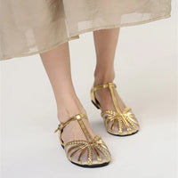Designer Roman Flats Sandals Women Summer New Gladiator Low Heel Women Sandals