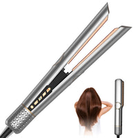 2-in-1 High Speed Ceramic Hot Airflow Hair Straightener Blow Dryer LED Display Electric Wet-to-Dry Natalia Home Fashion    Natalia Home Fashion
