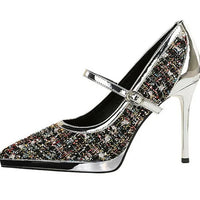 French Style Pointed Sexy High Heels for Women Thin Heels and Shallow Mouth Single Shoes