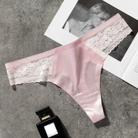 Women ruffles Underwear Invisible Seamless T Panties G-String Female Sexy Thongs Intimates Lingerie Ladies Briefs