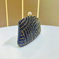 Women's Bags Women's Shiny Rhinestone Dinner Bags Can Be Matched With Dress Clutch Bags Fashion Temperament Elegant Clutch Bag