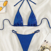 Sexy Extreme Mini Micro Thong Bikini Diamond Bikinis Female Swimsuit Women Swimwear Two-pieces Bikini Set Bathing Suit Swim