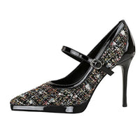 French Style Pointed Sexy High Heels for Women Thin Heels and Shallow Mouth Single Shoes