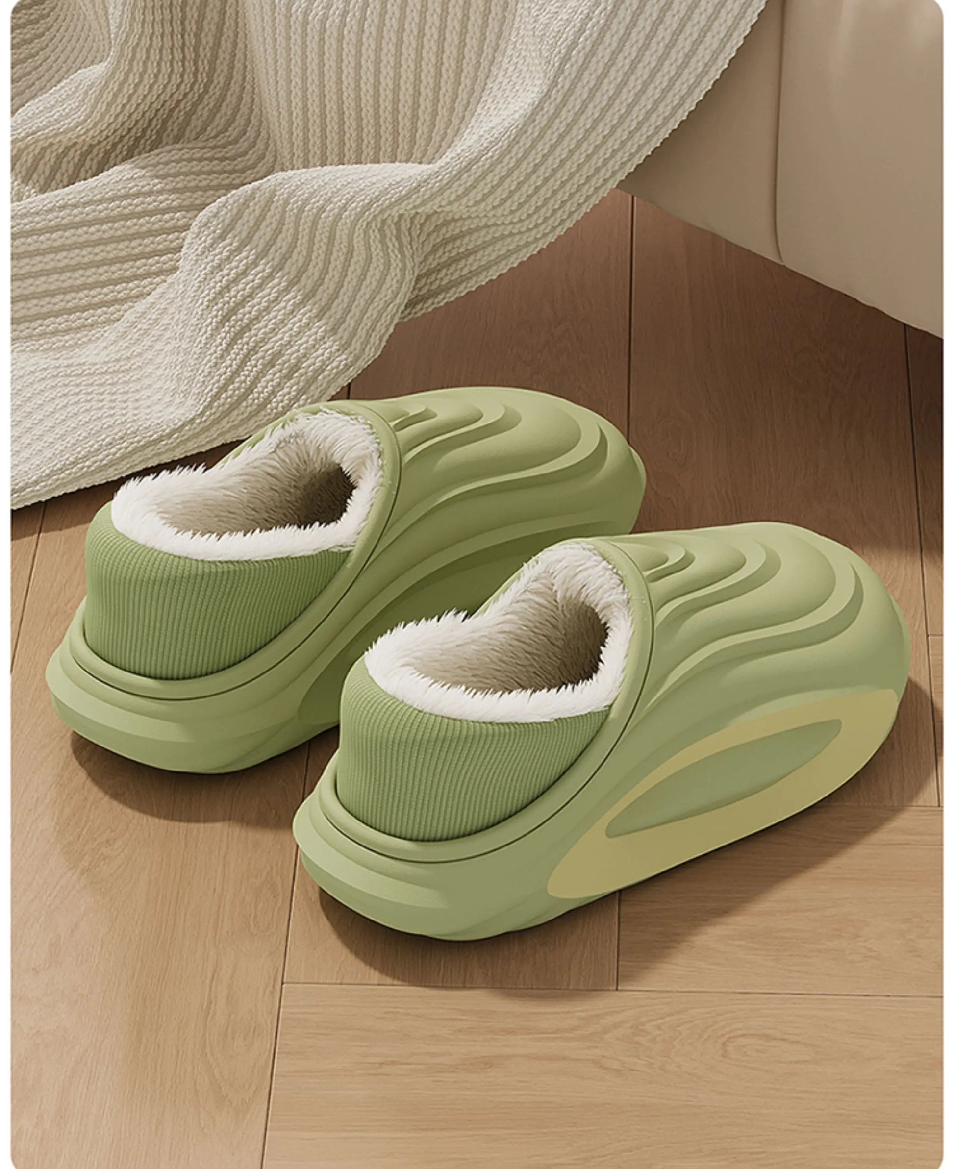 Shoes Ladies' Slippers Winter Footwear Platform Massage Flat Slides Cover Heel Shoes Winter Woman Slipper Platform Slides - Natalia Home Fashion