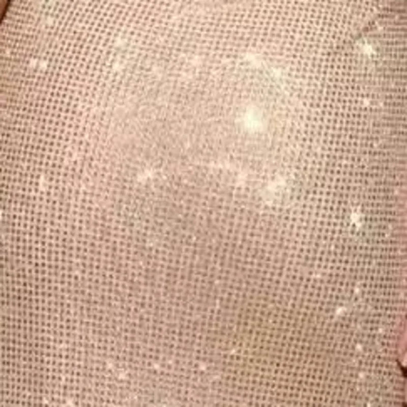 Fashion Water Diamond Slanted Shoulder Hollowed Out Sparkling Party Dress Women's Ankle-length Dresses