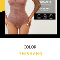 Seamless bodysuit printed plus size tummy control shapewear flat belly slimming full body shaper corset underwear women tank top
