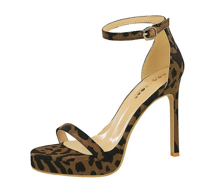 Super High Heels Nightclub Women's Shoes Open-toed Women's Sandals