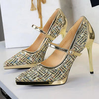 French Style Pointed Sexy High Heels for Women Thin Heels and Shallow Mouth Single Shoes