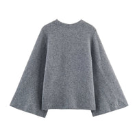 2025 Winter New Product Lazy Style Retro Kimono Style Knitted Open Sleeve Coat cardigan Coat for Women Natalia Home Fashion    Natalia Home Fashion